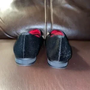 Meijiani Lions Head Black Velour Loafers Slippers Size 9 Men\'s Shoes Meijiana | Shoes | Meijiani Lions Head Black Velour Loafers  main image 3
